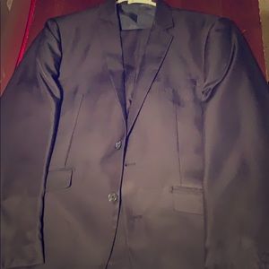 Navy Blue Braveman 2-piece Slim-fit Suit